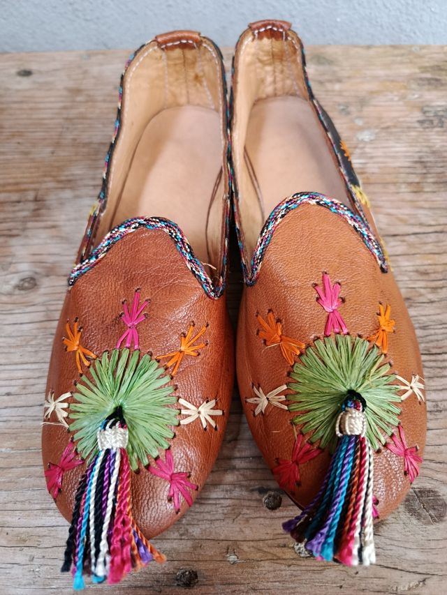 Mocassini da barca artigianali etnici