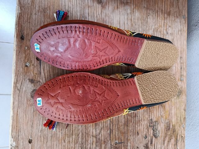 Mocassini da barca artigianali etnici