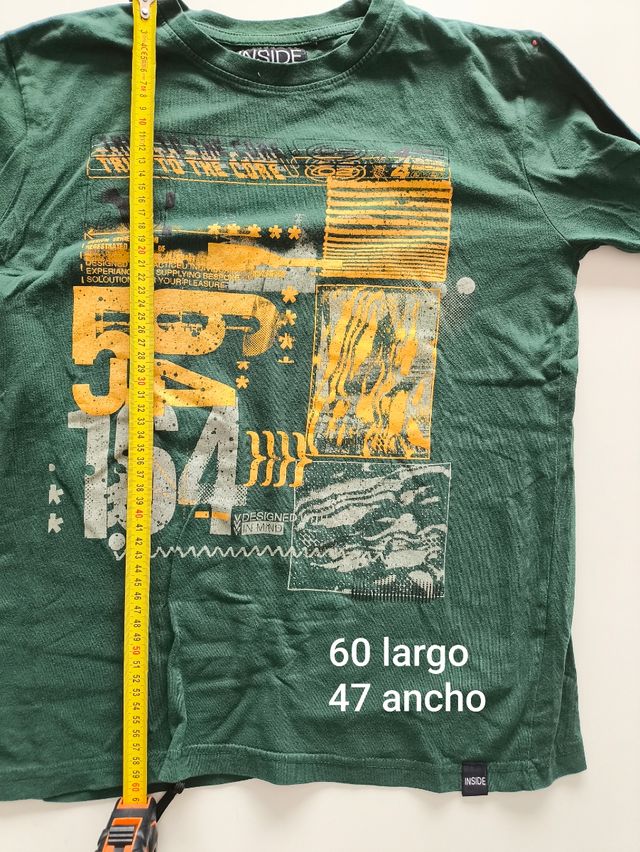 3 Camisetas INSIDE niño ,talla XS