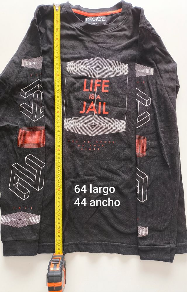 3 Camisetas INSIDE niño ,talla XS