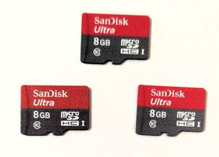 Pack de 03 memorias Micro SD Sandisk Ultra 8GB