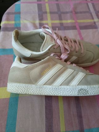 Zapatillas Adidas Gazelle Beige - 36