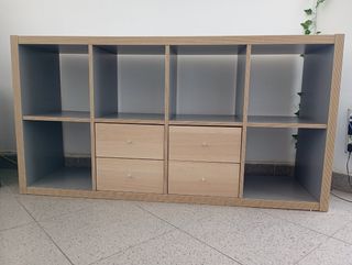 Librería modular - Beige y Gris 
Rebajado 