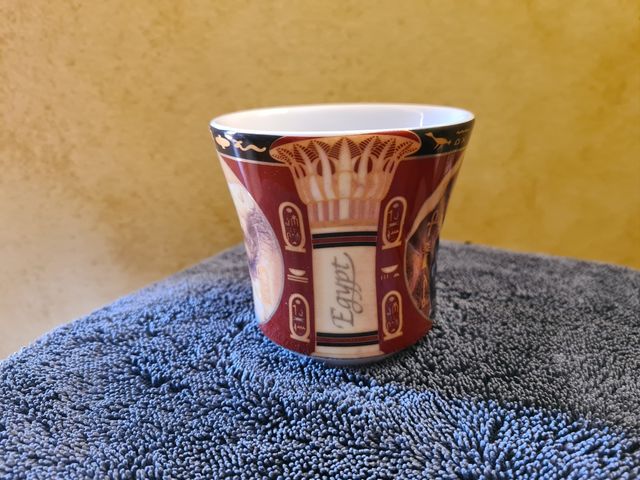 Tazza vintage Egitto Fathi Mahmoud Bastet original