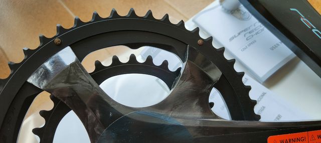 Bielas Campagnolo Record 12v 175mm. 50-34. Carbono