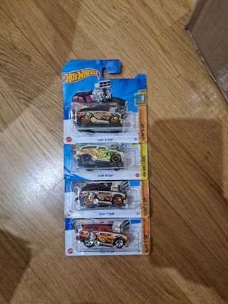 Hot Wheels Malibu Surf´s Up x4