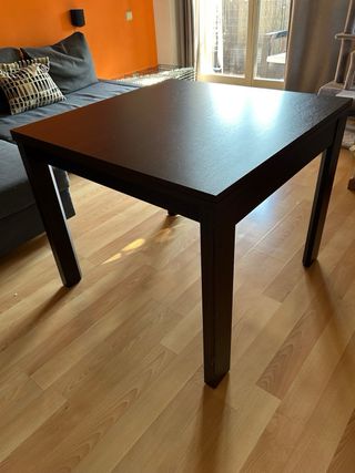 Mesa comedor cuadrada extensible 90x90/180x90