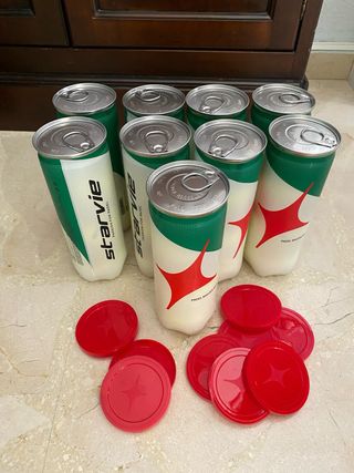9 botes nuevos de pelotas pádel StarVie