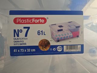 Caja almacenaje PlasticForte nº7 - 61L