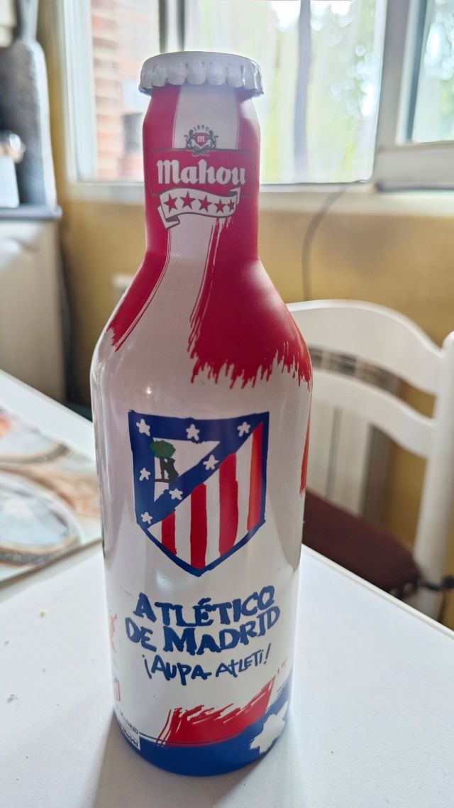 Botella Mahou Atlético de Madrid
