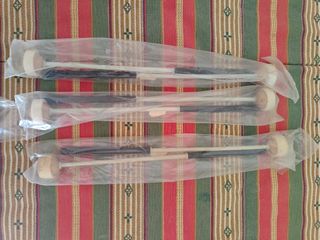 3 pares baquetas madera nuevas