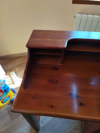 Escritorio madera maciza 4 cajones