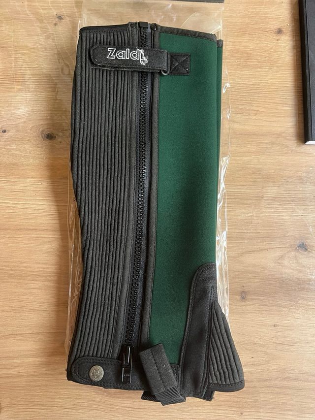 Polainas Zaldi Neopreno Verde Talla L 