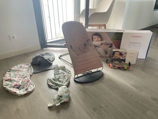 Hamaca Babybjörn Bliss + 3 Fundas + juguete hamaca