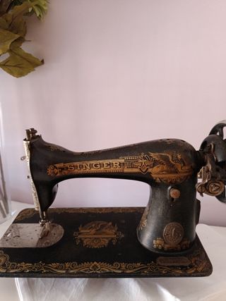 Máquina coser Singer antigua
