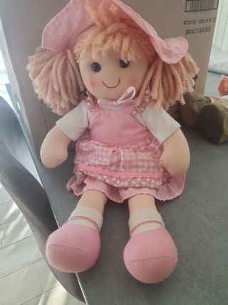 3 Bambole di stoffa vintage