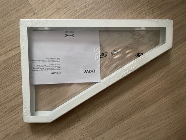 Supporto da parete EKBY bianco IKEA