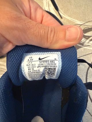 Zapatillas Nike Air Max niño - Azul/Negro