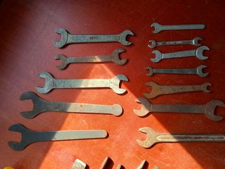 Juego de herramientas usadas
