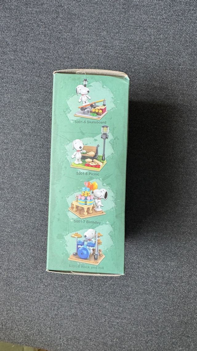 Miniblocos Snoopy Lego: Caixa Surpresa