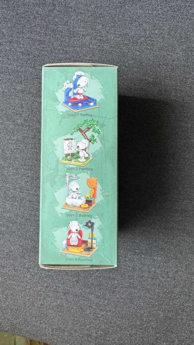 Miniblocos Snoopy Lego: Caixa Surpresa