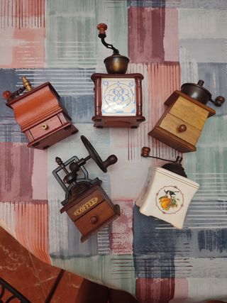 Macinini da caffè vintage (5 pezzi)