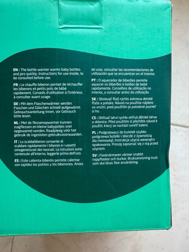 Calienta biberones Bébéconfort Express