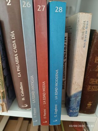 Lote libros Historia de la Iglesia