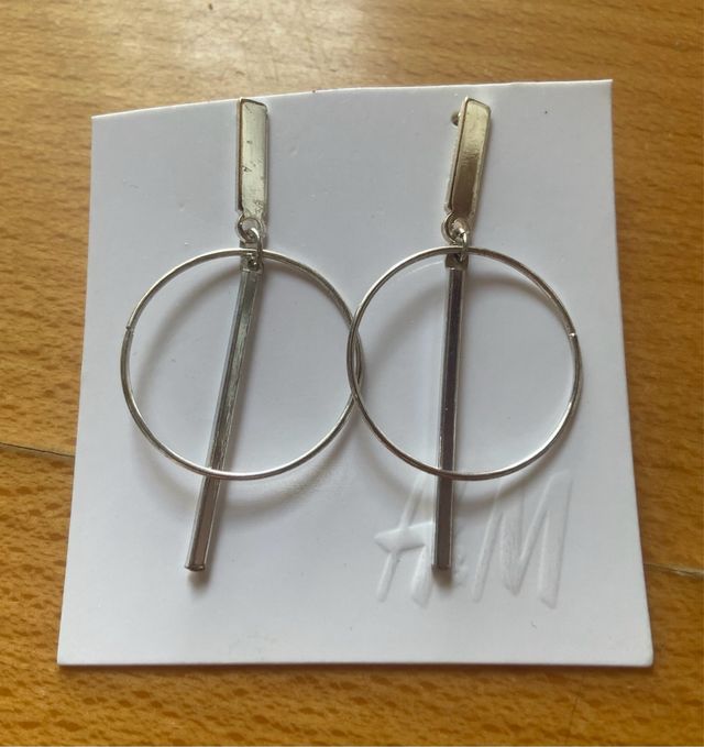 Pendientes Plateados 