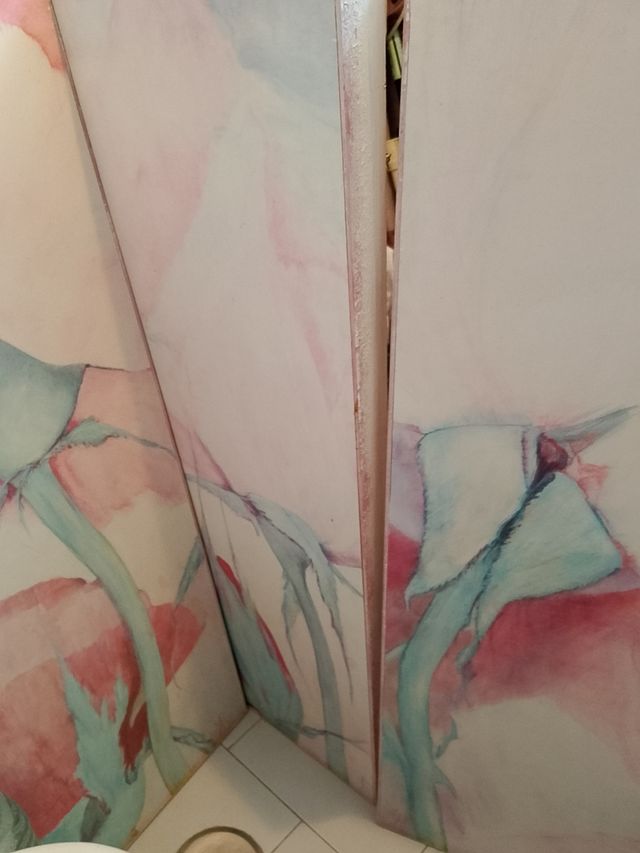 3 Cuadros Flores - Decoración Vintage