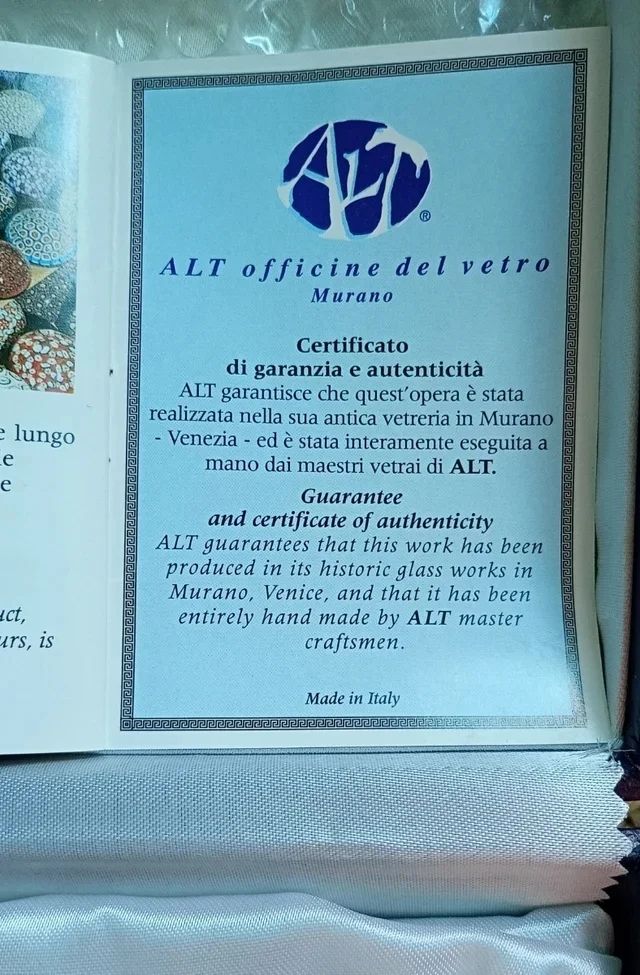 Fermacarte Murrina Murano Venezia