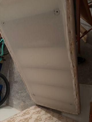 Somier 90cm beige - Cama individual