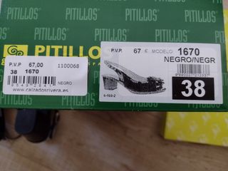 Zapatos Pitillos negros