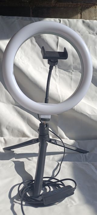 Aro Luz LED Regulable + Soporte Móvil