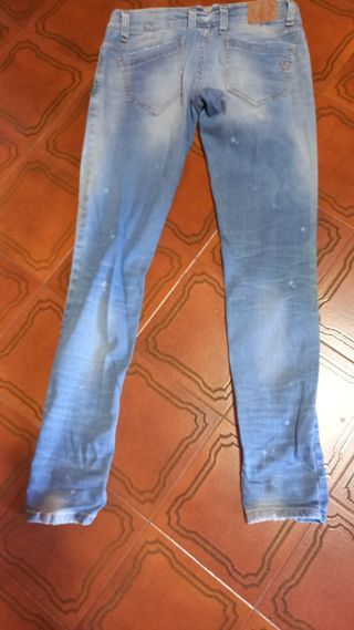 Jeans PLEASE elasticizzati blu