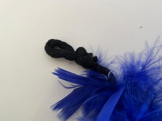Boas plumas fiesta - azul y verde