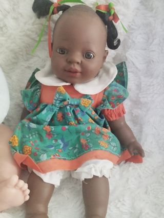 Lote 5 muñecas y perrito goma