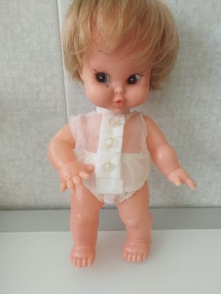 Lote 5 muñecas y perrito goma