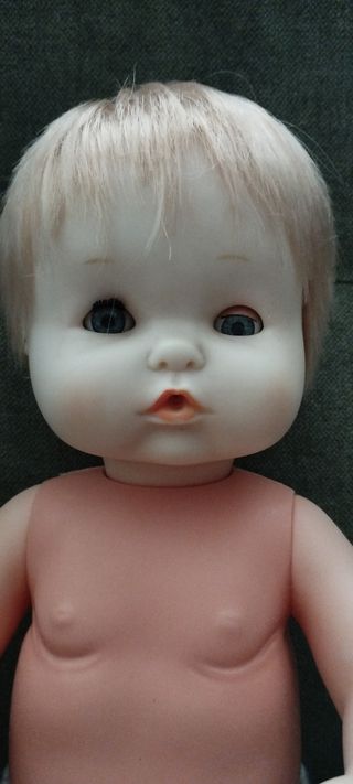 Lote 5 muñecas y perrito goma