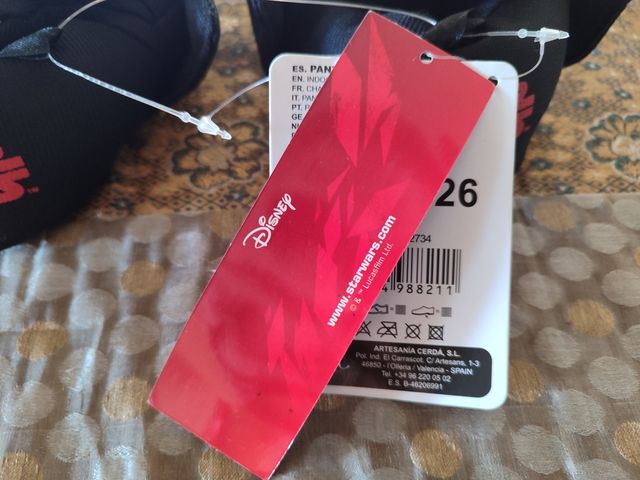 Pantuflas Darth Vader Star Wars Niño