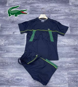 Conjunto Lacoste Hombre - azul marino/Verde
