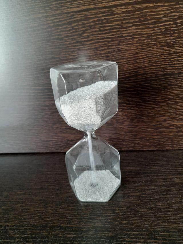 Reloj arena cristal Ikea