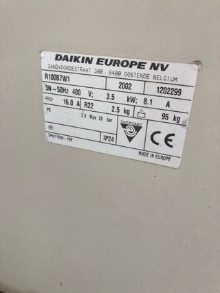 Placa electrónica Daikin R100B7W1