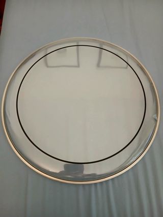 Pelle Batteria 14" Trasparente