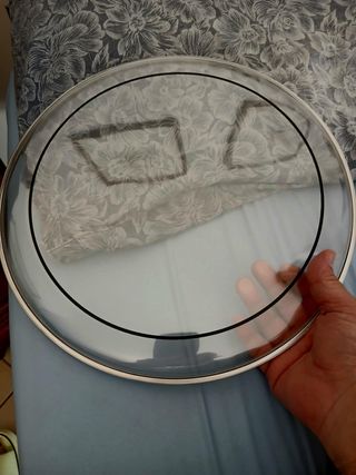 Pelle Batteria 14" Trasparente