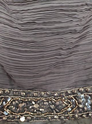 Vestido azul marino fiesta. Talla L