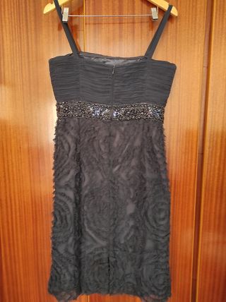 Vestido azul marino fiesta. Talla L