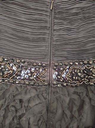 Vestido azul marino fiesta. Talla L