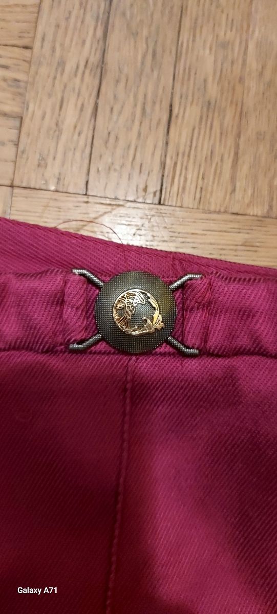 Pantaloni Versace Collection fucsia