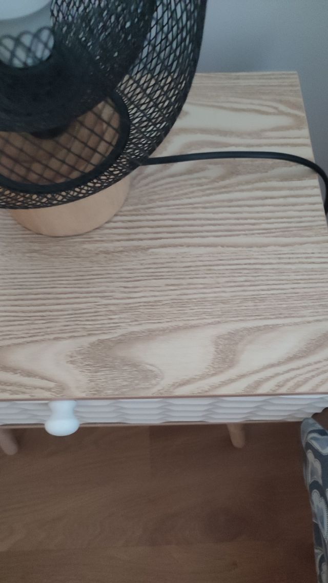 Mesilla noche madera blanca